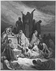 Gustave Doré Bibel: Pest in Jerusalem
